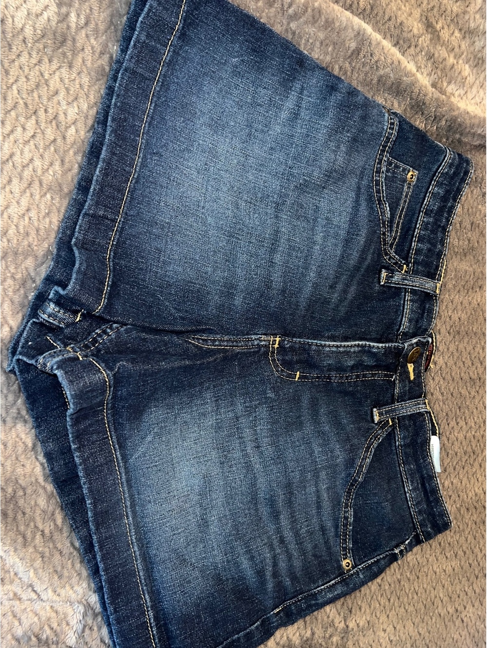 Lee Jean Shorts, dark wash, women’s size 8
